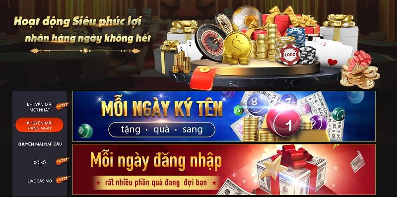 Khuyến mãi hấp dẫn tại nhà cái trực tuyến VG99