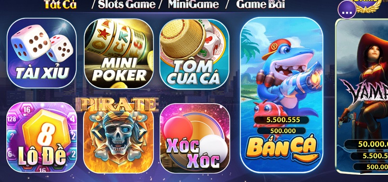 Số lượng đổi thưởng của các game tại Trùm 88 Fun